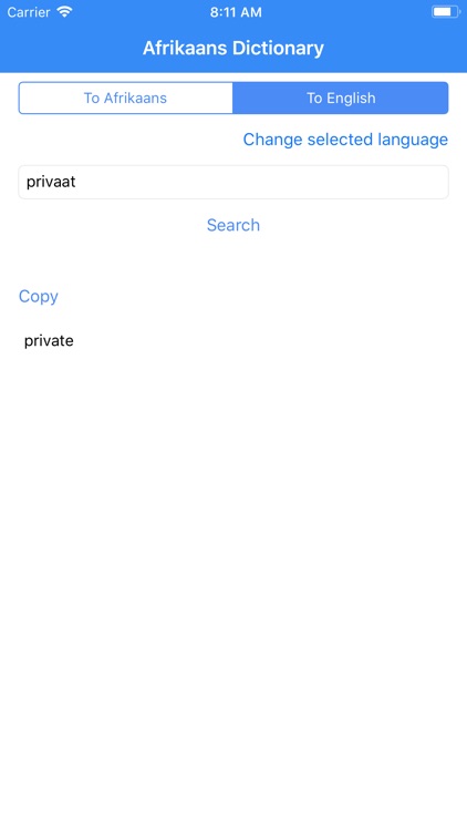Afrikaans Dictionary