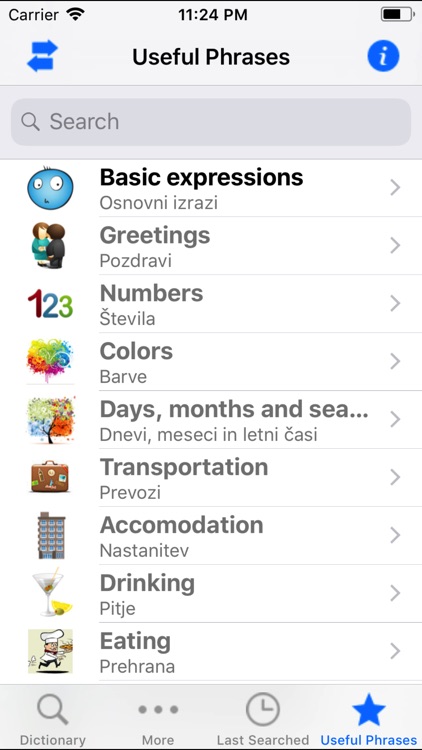 6 Language Dictionary+phrases screenshot-3