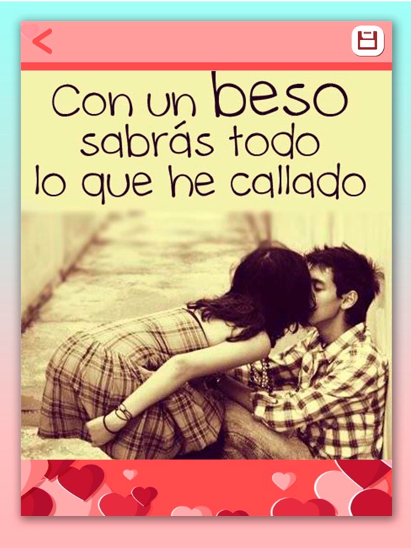 Love quotes in Spanish iPad screenshot 5 - Photo & Video app