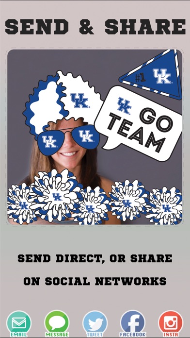 Kentucky Wildcats Selfie Stickers screenshot 4