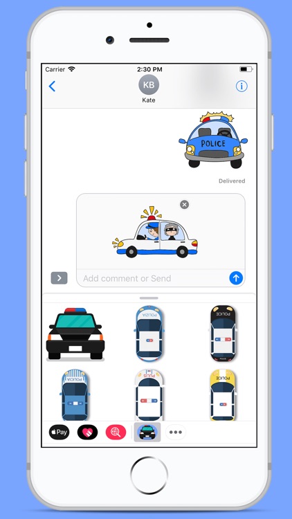 Policeman Funny Stickers