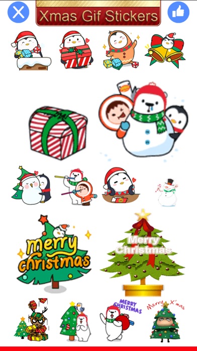 Xmas Gif-Christmas Gif Sticker iPhone screenshot 2 - Entertainment app