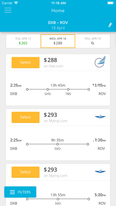 Cheap Flight Choice screenshot 3