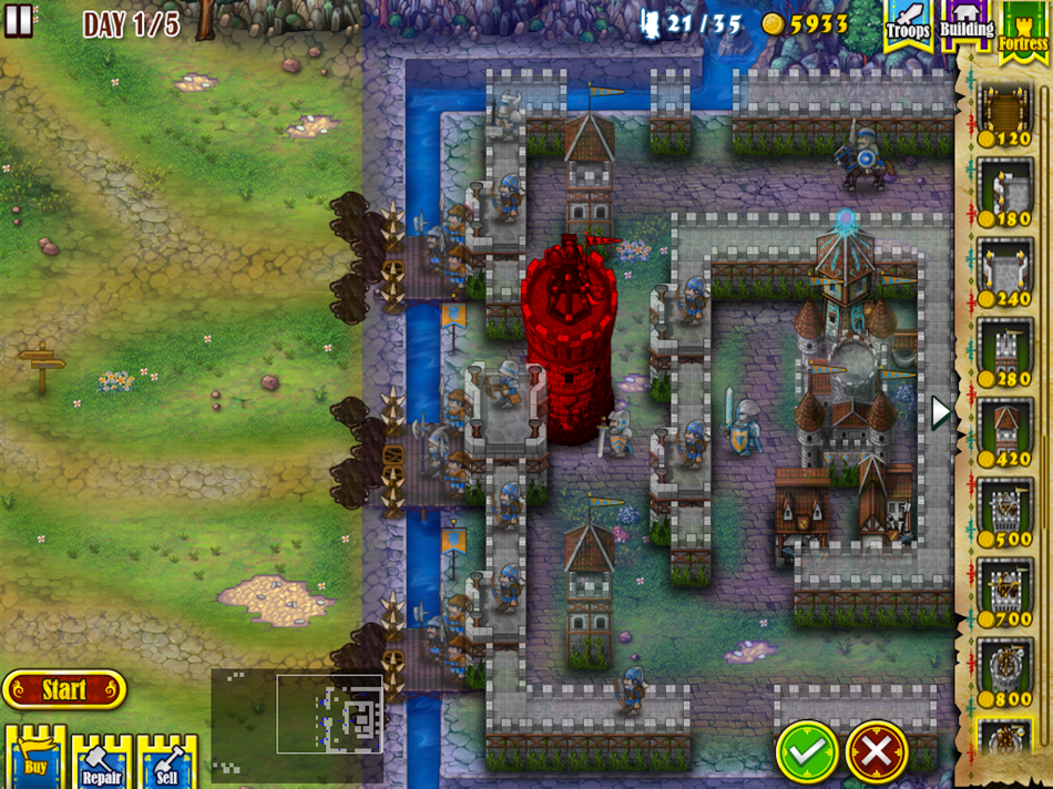 #3. Fortress Under Siege for iPad (iOS) Podle: 悦 张