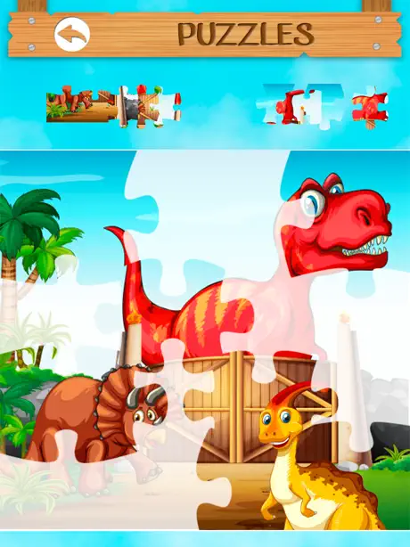Dino mini-jeux à jouer