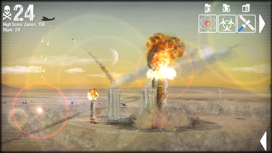 #3. Nuke Em All (iOS) By: DM GAMES (Pty) Ltd