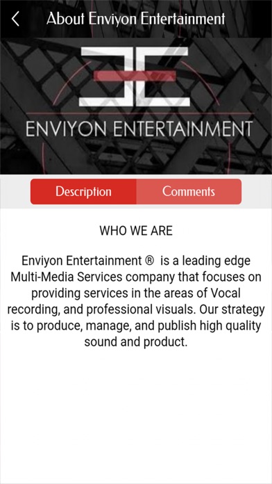 Enviyon Entertainment LLC screenshot 2