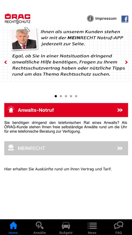 ÖRAG MEINRECHT-Anwaltsnotruf