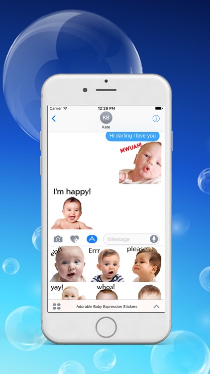 Adorable Baby Expression Stickers