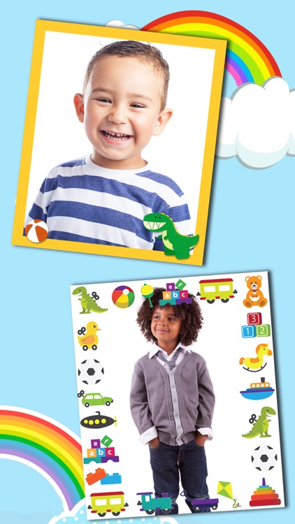 New born and birthday photo frames