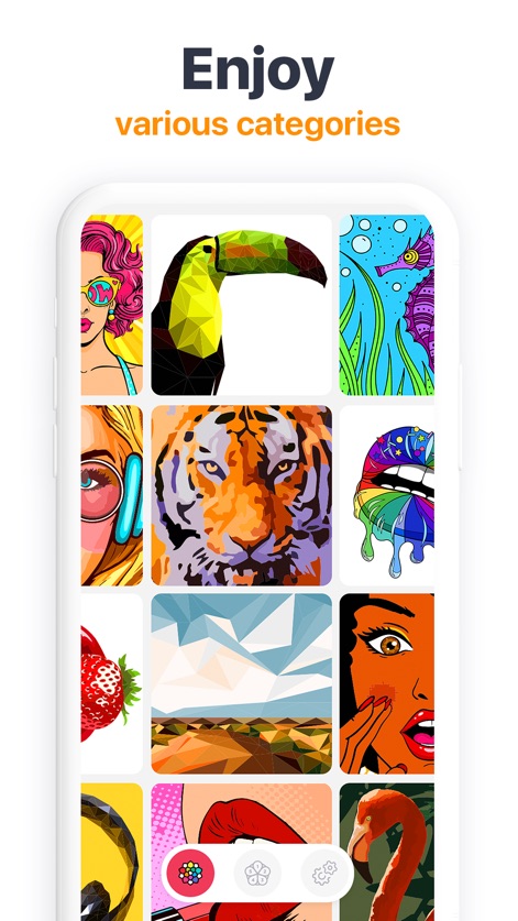 Tap & Color - Coloring book - tap-and-color-artwork-categories