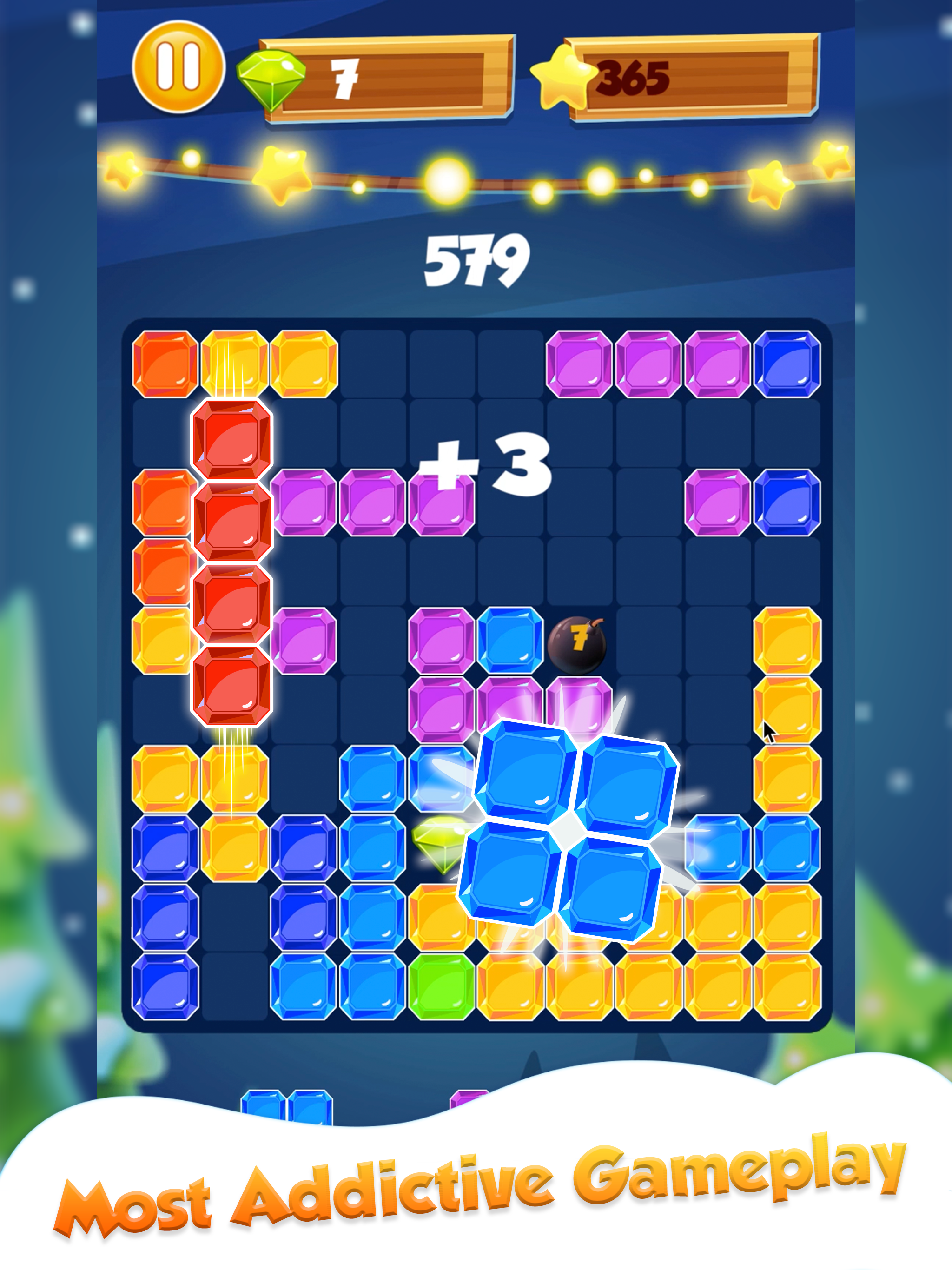 Jewel Cube: Block Puzzle Game screenshot 5