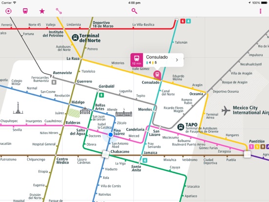 Screenshot #4 pour Mexico City Rail Map Lite