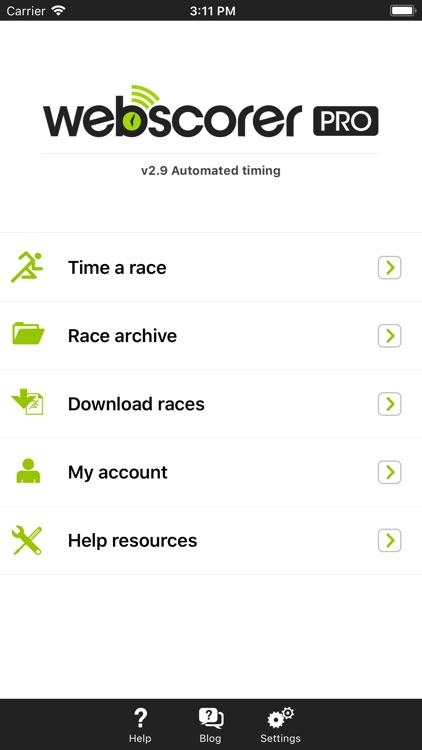 Webscorer Race & Lap Timer