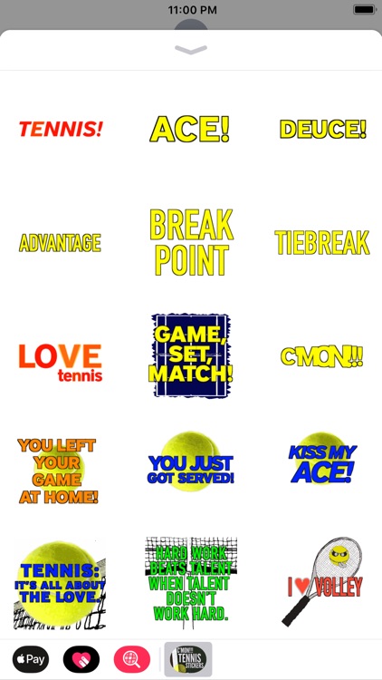 C'mon!!! Tennis Stickers screenshot-0