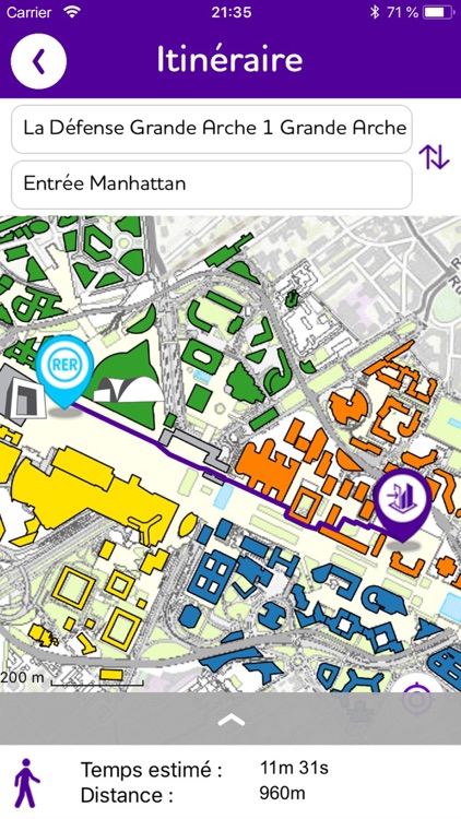 Paris La Défense City Map