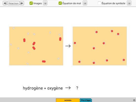 Screenshot #4 pour Réactions chimiques
