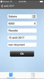 livre de comptes iPhone Captures Décran 2