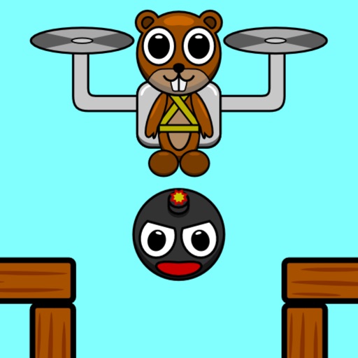 Bomb Squirrel - flying bomber iOS App