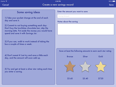 Savings Jar screenshot 2