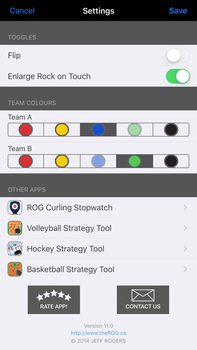 Curling Strategy Tool screenshot1