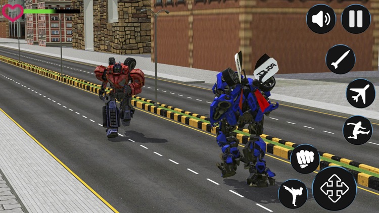 police robot aircraft war