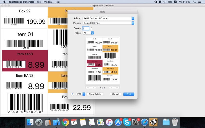 How to cancel & delete tag barcode generator 1