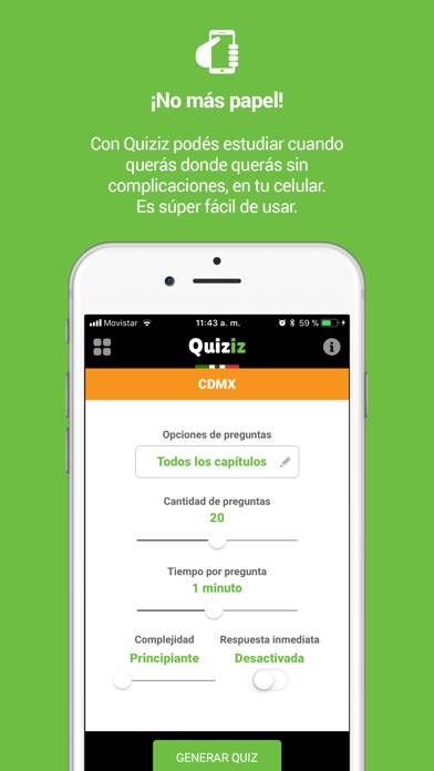 Quiziz Manejo México screenshot 2