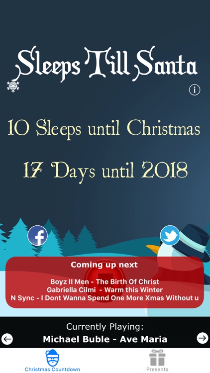 Sleeps untill Christmas