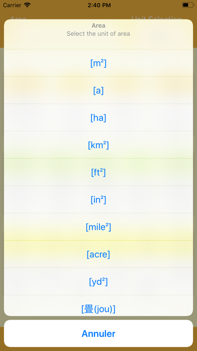 Screenshot #3 pour Area-Unit Converter