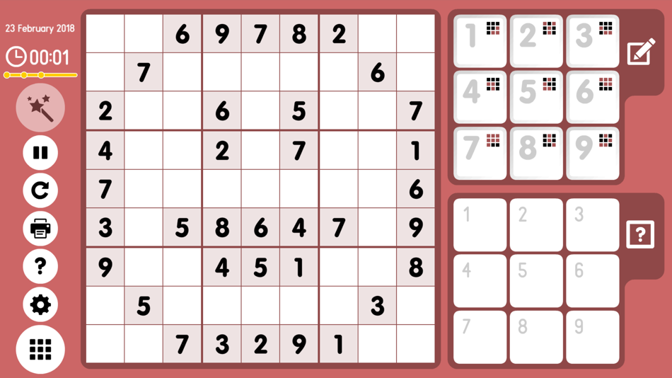 #3. Cool Online Sudoku (iOS) 由: Denis Sokolov