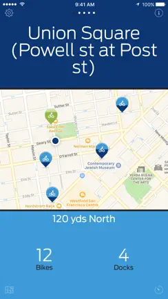 Bay Area Bikes — A One-Tap Ford GoBike App iPhone image 3