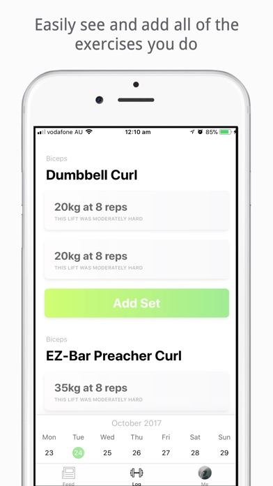 Gymbuddy - track your lifts screenshot 2