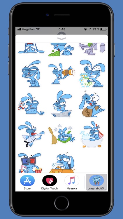 Crazy Rabbit STiK Sticker Pack