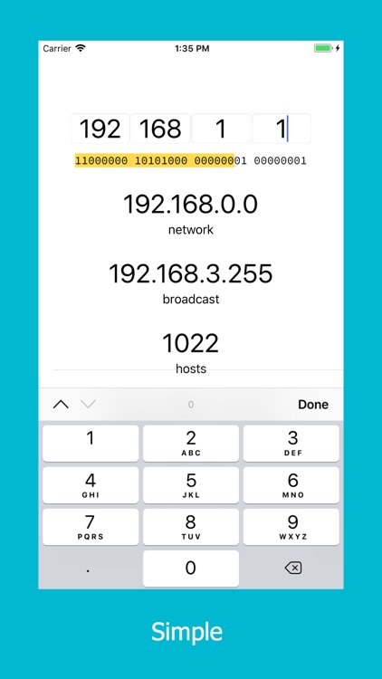 Simple Subnet Calc