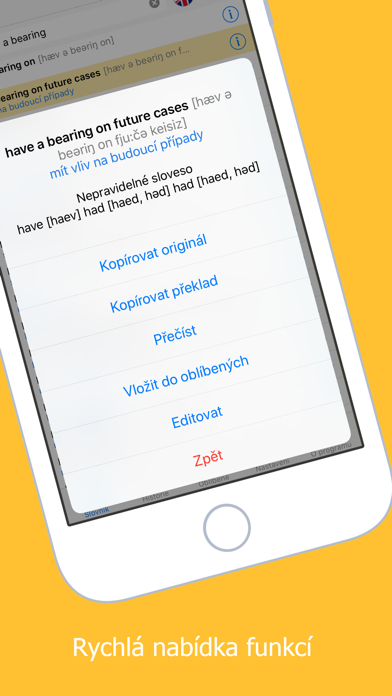 How to cancel & delete Anglicko-český slovník XXL from iphone & ipad 4