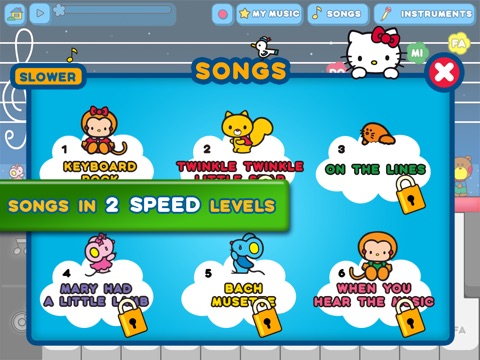 Hello Kitty Music Piano Lite screenshot 4