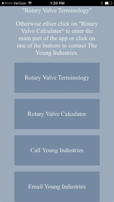 Rotary Valve Calculator screenshot 2