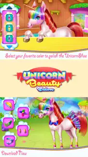 unicorn beauty salon iphone screenshot 3