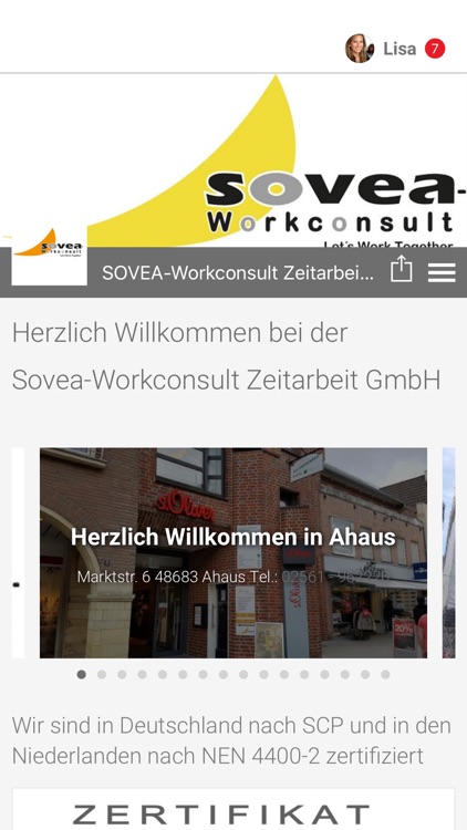 SOVEA-Workconsult Zeitarbeit