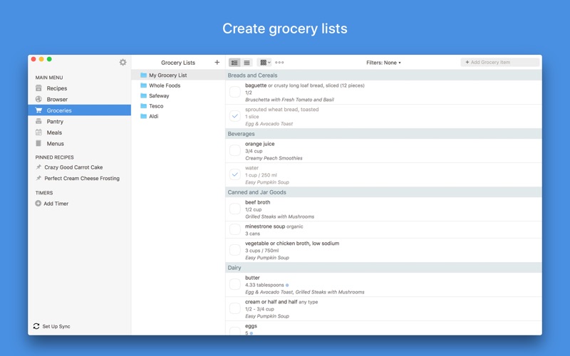 Paprika Recipe Manager 3 Screenshots