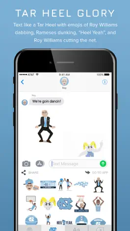 Game screenshot UNC Tar Heels Emojis hack