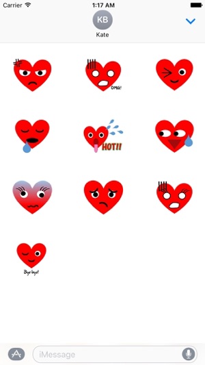 HeartMoji - Cute Heart Emoji Sticker(圖3)-速報App