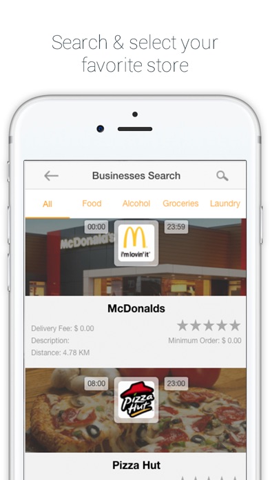 Ordering Food App screenshot 2