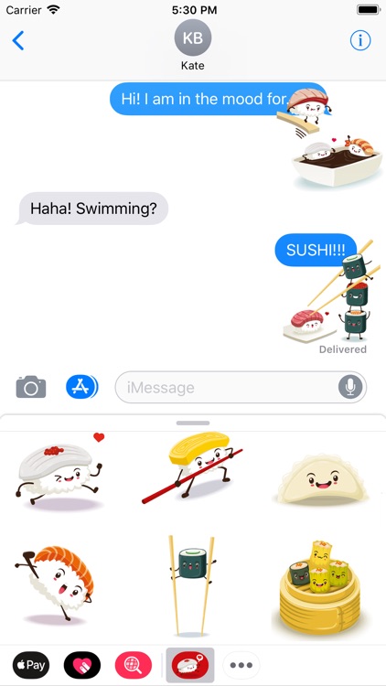 Funny Sushi Stickers