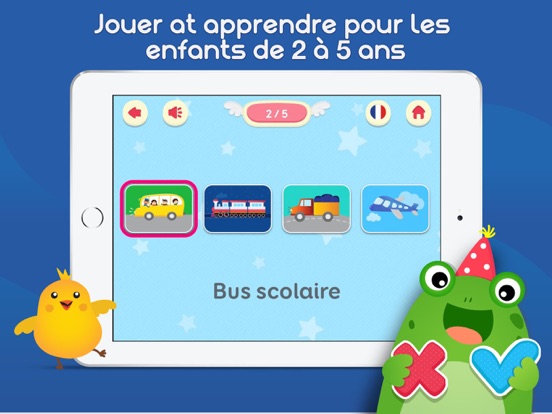 Learn French for Kids 2+ iPad screenshot