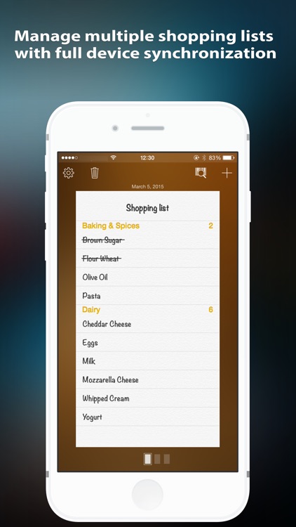 SuperList (Shopping List)