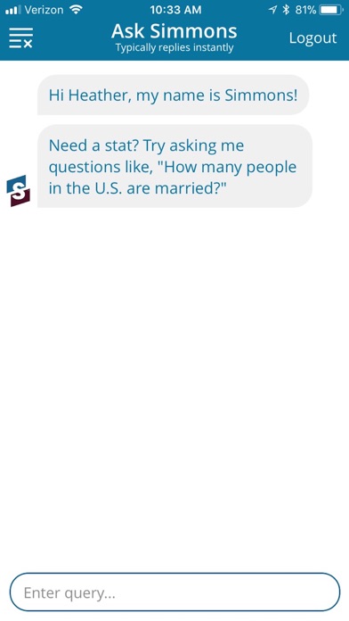 Ask Simmons screenshot 2