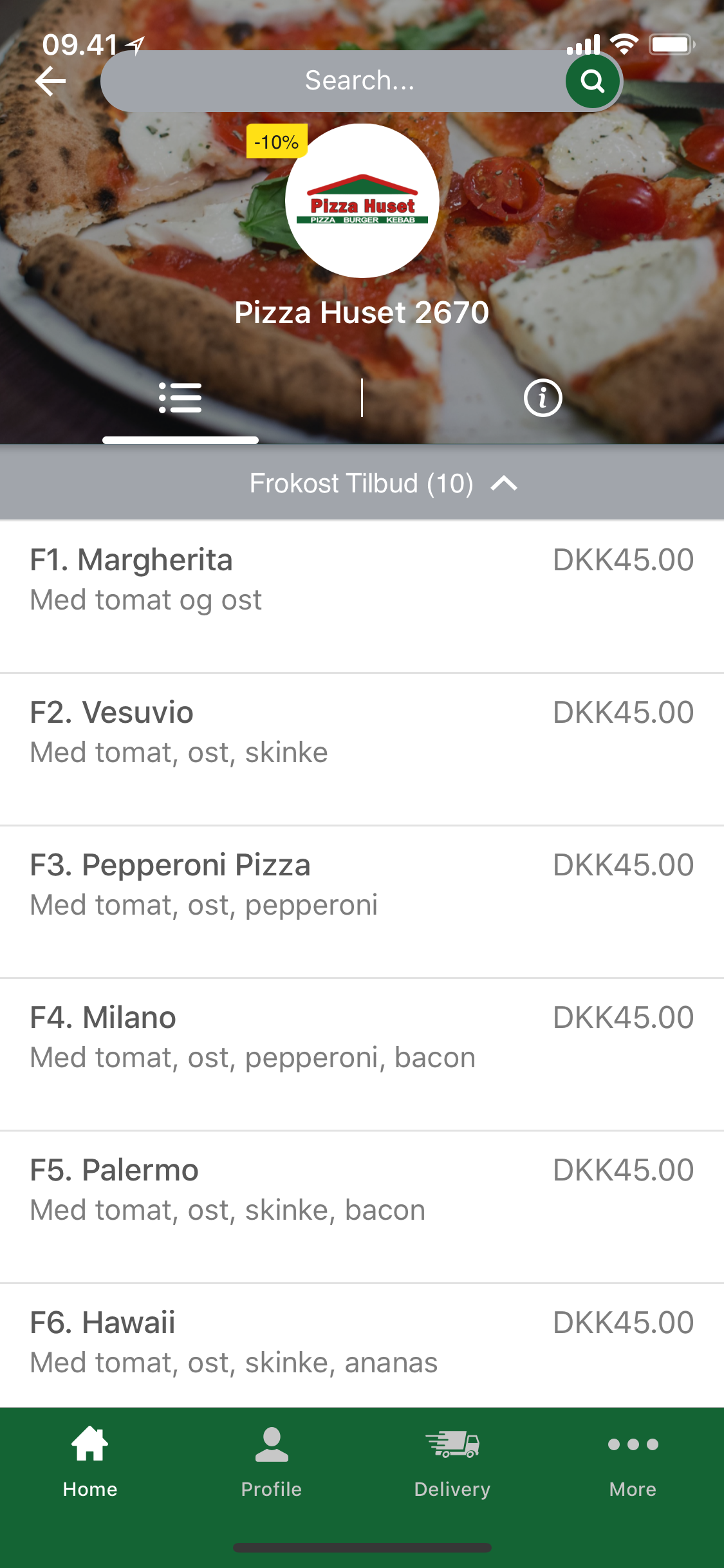 Pizza Huset 2670
