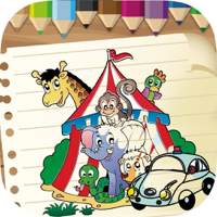 Coloring book and drawings